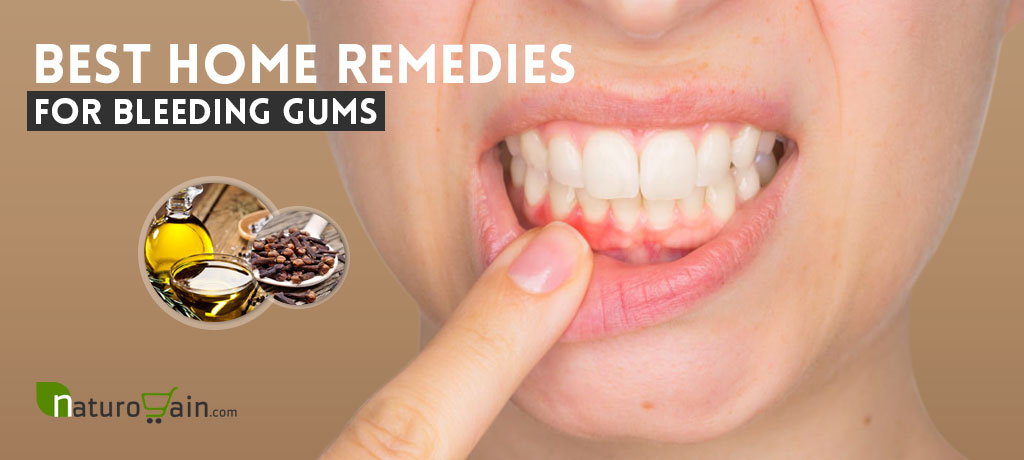 How do you cure gum bleeding?