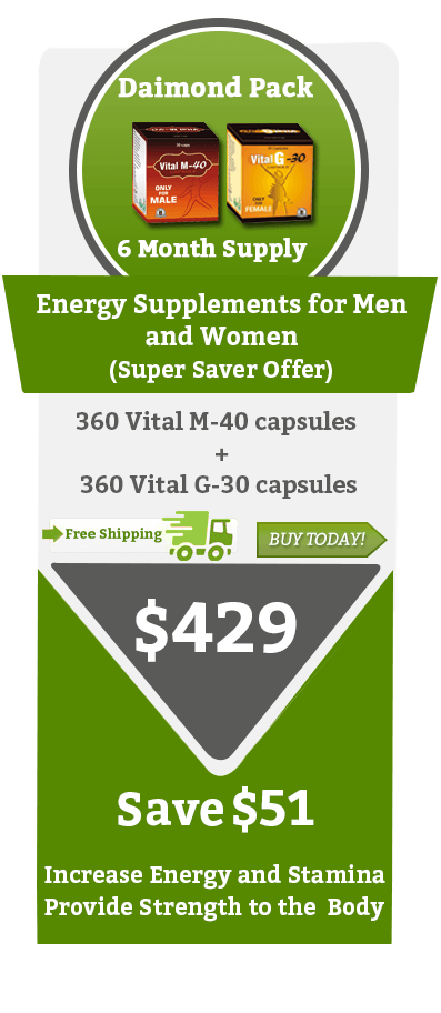 Energy Supplements for Men and Women