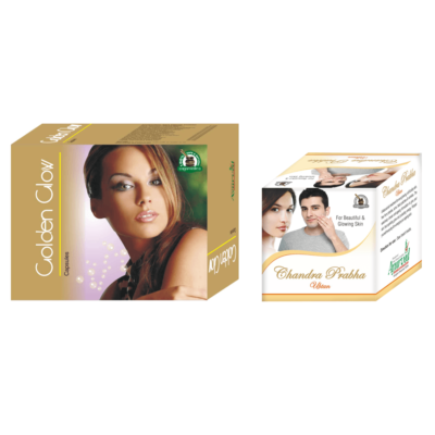 Golden Glow Capsules and Chandra Prabha Ubtan