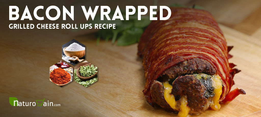 Bacon Wrapped Grilled Cheese Roll Ups Recipe