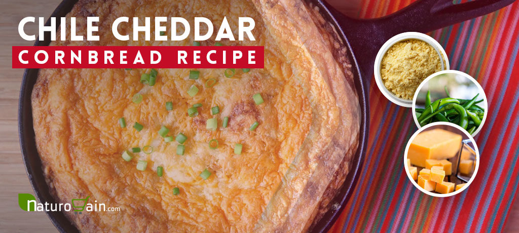 Chile Cheddar Cornbread Recipe