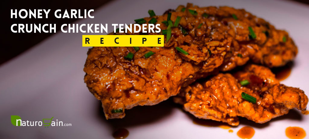 Honey Garlic Crunch Chicken Tenders Recipe