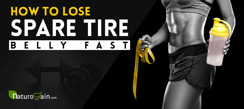 How to Lose Spare Tire Belly, Reduce Side Fat Fast