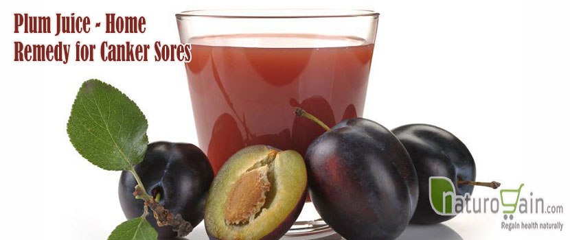 Plum Juice Home Remedy for Canker Sores