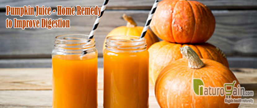 Pumpkin Juice Remedy to Improve Digestion