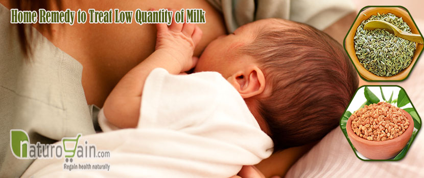 Remedy to Treat Low Quantity of Milk