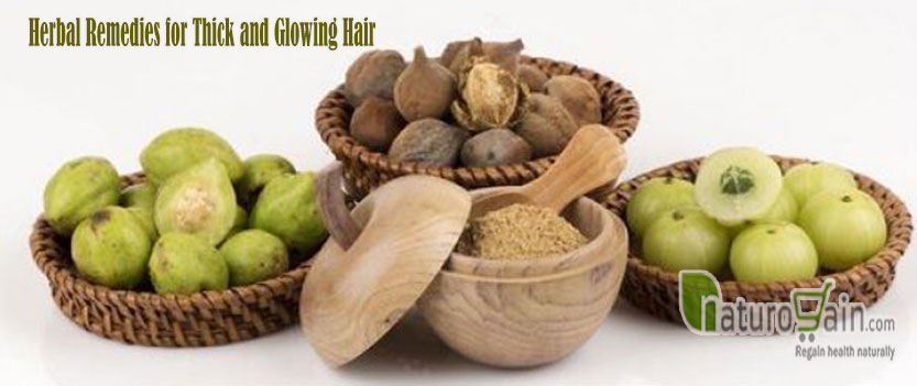 Herbal Remedies for Thick and Glowing Hair