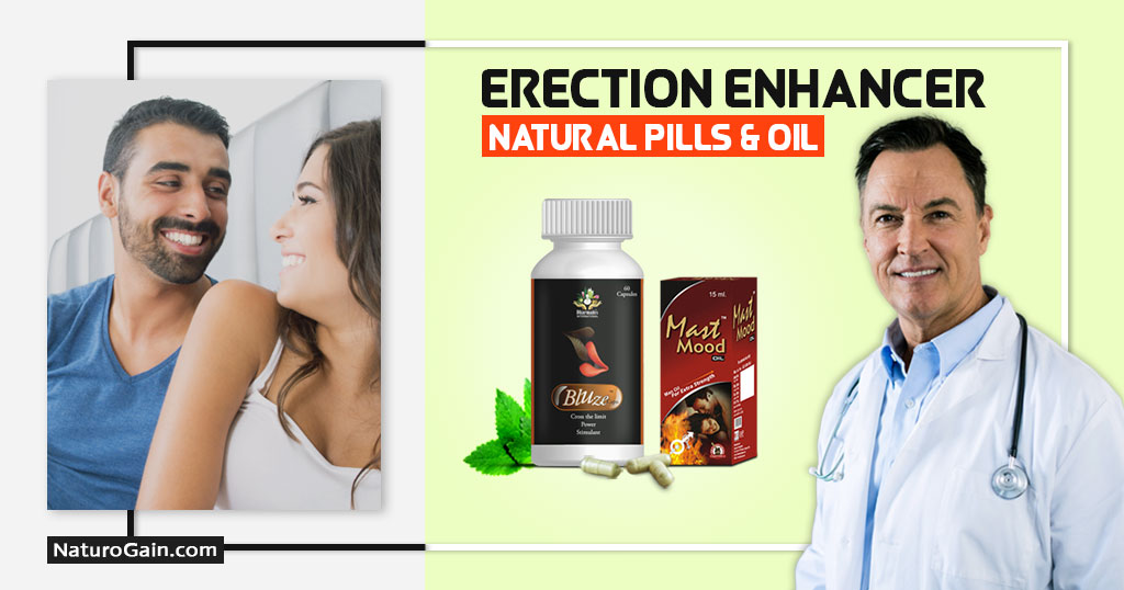 Natural Erection Enhancer Pills and Oil
