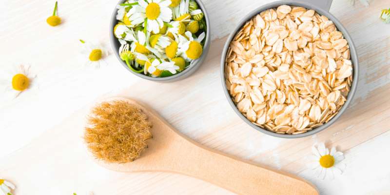 Oatmeal Bath Natural Remedy